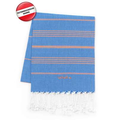 LeStoff Hamamtuch Blue-Orange, A-Nr.: 5839776 - 02