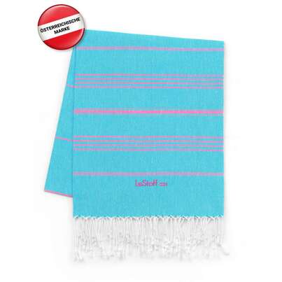 LeStoff Hamamtuch Aqua Pink, A-Nr.: 5839865 - 02