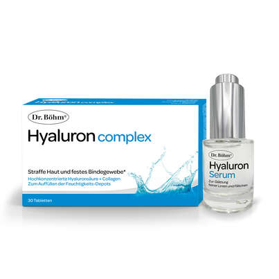 Dr. Böhm Hyaluron complex Tabletten + Hyaluron Serum, A-Nr.: 4835552 - 01