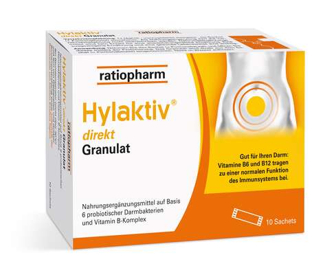 Sie sehen eine Packung Hylaktiv direkt Granulat, Produktbild: 01 Hylaktiv direkt Granulat, A-Nr.: 3265638 - 01