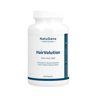 Sie sehen eine Packung Natugena HairVolution Kapseln, Produktbild: 01 Natugena HairVolution Kapseln, A-Nr.: 5404469 - 01