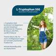 Sie sehen eine Packung NatuGena L-Tryptophan 500 Kapseln, Produktbild: 02 NatuGena L-Tryptophan 500 Kapseln, A-Nr.: 5926860 - 02
