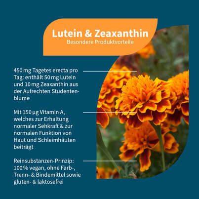 Sie sehen eine Packung NatuGena Lutei & Zeaxanthin Kapseln, Produktbild: 02 NatuGena Lutei & Zeaxanthin Kapseln, A-Nr.: 5404216 - 02