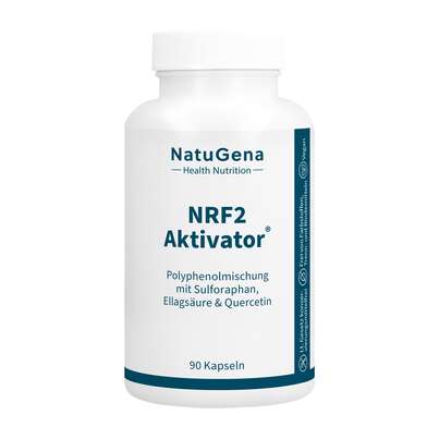 Sie sehen eine Packung NatuGena NRF2 Aktivator Kapseln, Produktbild: 01 NatuGena NRF2 Aktivator Kapseln, A-Nr.: 5740670 - 01