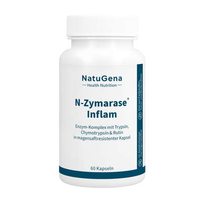 Sie sehen eine Packung N-Zymarase® Inflam Kapseln, Produktbild: 01 N-Zymarase® Inflam Kapseln, A-Nr.: 5926825 - 01