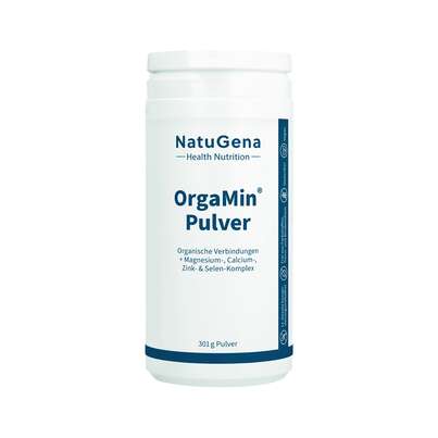 Sie sehen eine Packung NatuGena OrgaMin Pulver, Produktbild: 01 NatuGena OrgaMin Pulver, A-Nr.: 5178346 - 01
