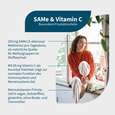Sie sehen eine Packung NatuGena SAMe & Vitamin C Kapseln, Produktbild: 02 NatuGena SAMe & Vitamin C Kapseln, A-Nr.: 5699559 - 02