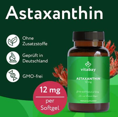 Vitabay Astaxanthin 12 mg Kapseln, A-Nr.: 5878167 - 03