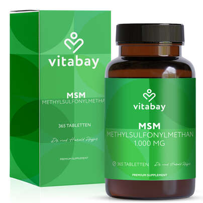 Vitabay MSM - Methylsulfonylmethan 1.000 mg, A-Nr.: 6049013 - 01