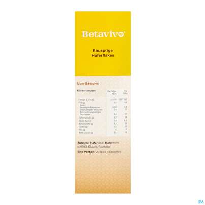 Betavivo Original Haferflakes 506g, A-Nr.: 5877601 - 06