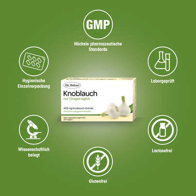 Dr. Böhm Knoblauch nur 1 Dragee täglich, A-Nr.: 1520316 - 04