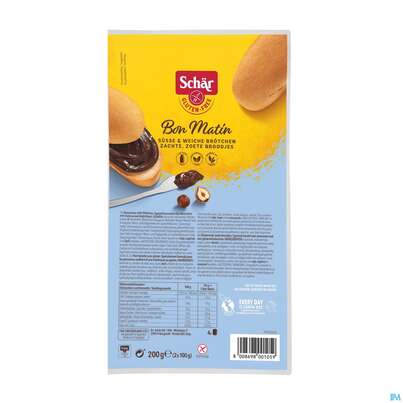 Sie sehen eine Packung Glutenfreie Produkte-schaer Bon Matin 21005 200g, Produktbild: 03 Glutenfreie Produkte-schaer Bon Matin 21005 200g, A-Nr.: 2619809 - 03
