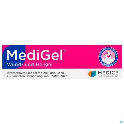 Sie sehen eine Packung Medigel Wund +heilgel 50g, Produktbild: 02 Medigel Wund +heilgel 50g, A-Nr.: 5192659 - 02