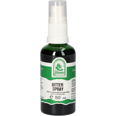 Sie sehen eine Packung BITTER SPRAY 50 ML, Produktbild: 01 BITTER SPRAY 50 ML, A-Nr.: 4443616 - 01