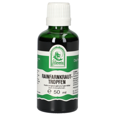 Sie sehen eine Packung RAINFARN KRAUT TROPFEN 50 ML, Produktbild: 01 RAINFARN KRAUT TROPFEN 50 ML, A-Nr.: 4403410 - 01