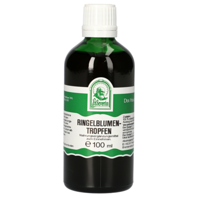 Sie sehen eine Packung RINGELBLUMEN TROPFEN 100 ML, Produktbild: 01 RINGELBLUMEN TROPFEN 100 ML, A-Nr.: 4377724 - 01