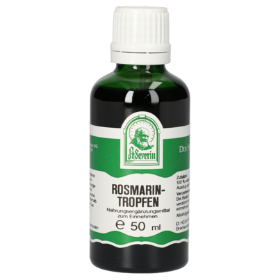 Sie sehen eine Packung ROSMARIN TROPFEN 50 ML, Produktbild: 01 ROSMARIN TROPFEN 50 ML, A-Nr.: 4566052 - 01