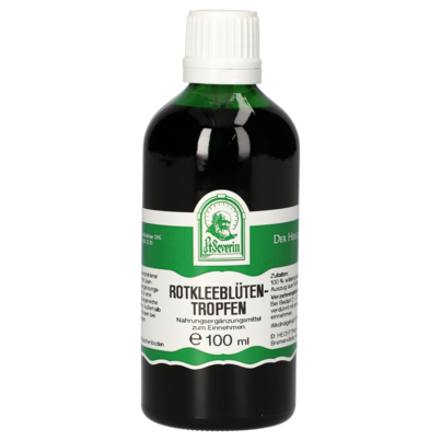 Sie sehen eine Packung ROTKLEEBLÜTEN TROPFEN 100 ML, Produktbild: 01 ROTKLEEBLÜTEN TROPFEN 100 ML, A-Nr.: 4376966 - 01