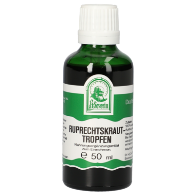 Sie sehen eine Packung RUPRECHTSKRAUT TROPFEN 50 ML, Produktbild: 01 RUPRECHTSKRAUT TROPFEN 50 ML, A-Nr.: 4403054 - 01