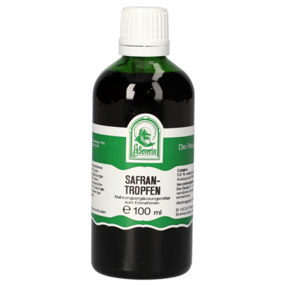 Sie sehen eine Packung SAFRAN TROPFEN 100 ML, Produktbild: 01 SAFRAN TROPFEN 100 ML, A-Nr.: 4376989 - 01