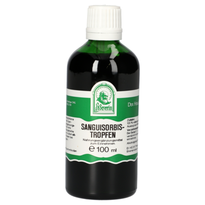 Sie sehen eine Packung SANGUISORBIS TROPFEN 100 ML, Produktbild: 01 SANGUISORBIS TROPFEN 100 ML, A-Nr.: 4566201 - 01