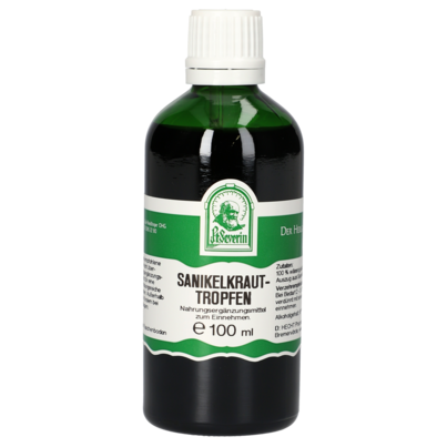 Sie sehen eine Packung SANIKELKRAUT TROPFEN 100 ML, Produktbild: 01 SANIKELKRAUT TROPFEN 100 ML, A-Nr.: 4403315 - 01