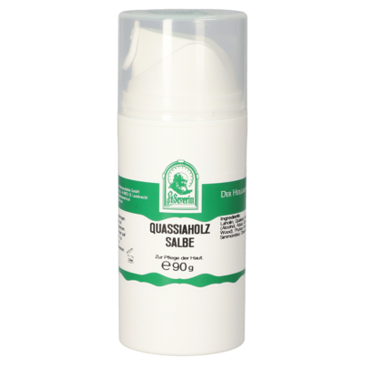 Sie sehen eine Packung QUASSIAHOLZ SALBE 90 G, Produktbild: 01 QUASSIAHOLZ SALBE 90 G, A-Nr.: 5725713 - 01
