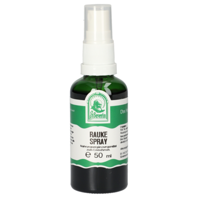 Sie sehen eine Packung RAUKE SPRAY 50 ML, Produktbild: 01 RAUKE SPRAY 50 ML, A-Nr.: 5762648 - 01