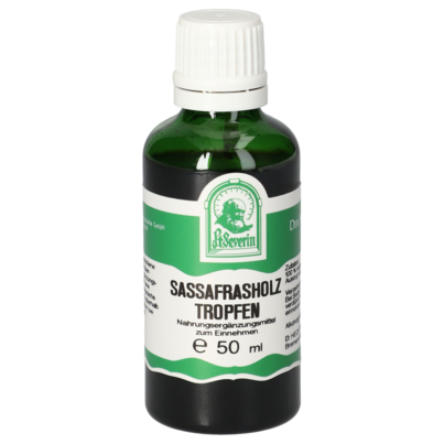 Sie sehen eine Packung SASSAFRASHOLZ TROPFEN 50 ML, Produktbild: 01 SASSAFRASHOLZ TROPFEN 50 ML, A-Nr.: 5725736 - 01