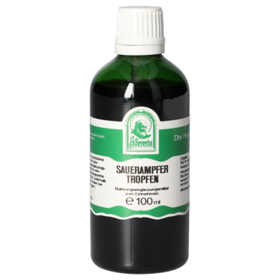 Sie sehen eine Packung SAUERAMPFER TROPFEN 100 ML, Produktbild: 01 SAUERAMPFER TROPFEN 100 ML, A-Nr.: 5832461 - 01