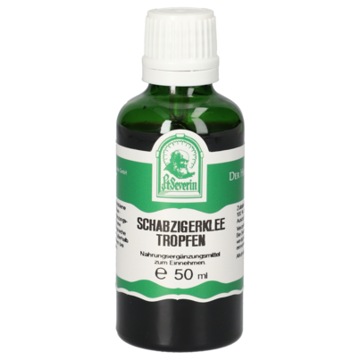 Sie sehen eine Packung SCHABZIGERKLEE TROPFEN 50 ML, Produktbild: 01 SCHABZIGERKLEE TROPFEN 50 ML, A-Nr.: 5832484 - 01