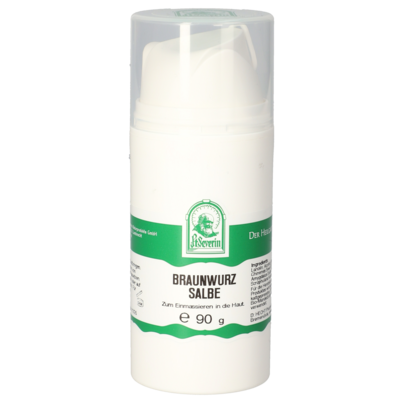 Sie sehen eine Packung BRAUNWURZ SALBE 90 G, Produktbild: 01 BRAUNWURZ SALBE 90 G, A-Nr.: 5613606 - 01