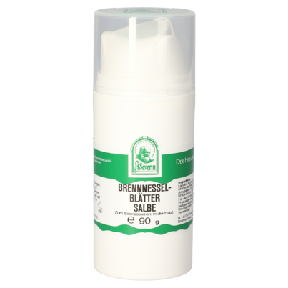 Sie sehen eine Packung BRENNNESSELBLAETTER SALBE 90 G, Produktbild: 01 BRENNNESSELBLAETTER SALBE 90 G, A-Nr.: 5613635 - 01