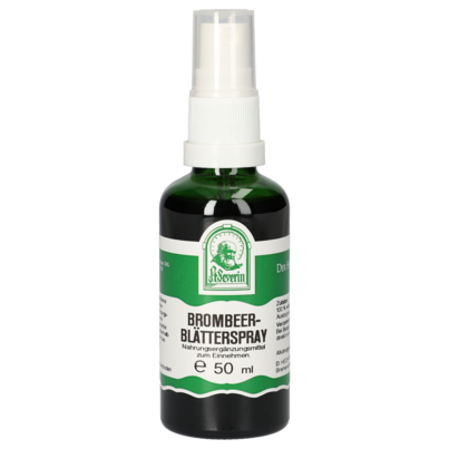 Sie sehen eine Packung BROMBEERBLAETTER SPRAY 50 ML, Produktbild: 01 BROMBEERBLAETTER SPRAY 50 ML, A-Nr.: 4443711 - 01