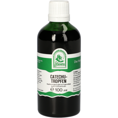 Sie sehen eine Packung CATECHU TROPFEN 100 ML, Produktbild: 01 CATECHU TROPFEN 100 ML, A-Nr.: 4402617 - 01