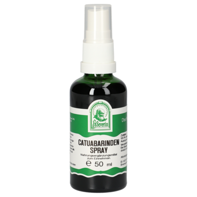 Sie sehen eine Packung CATUABARINDEN SPRAY 50 ML, Produktbild: 01 CATUABARINDEN SPRAY 50 ML, A-Nr.: 4877941 - 01