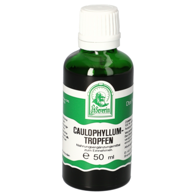 Sie sehen eine Packung CAULOPHYLLUM TROPFEN 50 ML, Produktbild: 01 CAULOPHYLLUM TROPFEN 50 ML, A-Nr.: 4566299 - 01