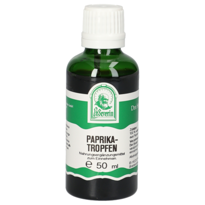 Sie sehen eine Packung PAPRIKA TROPFEN 50 ML, Produktbild: 01 PAPRIKA TROPFEN 50 ML, A-Nr.: 4800200 - 01