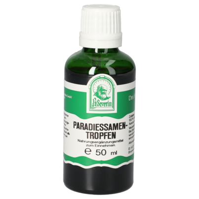 Sie sehen eine Packung PARADIESSAMEN TROPFEN 50 ML, Produktbild: 01 PARADIESSAMEN TROPFEN 50 ML, A-Nr.: 5695797 - 01