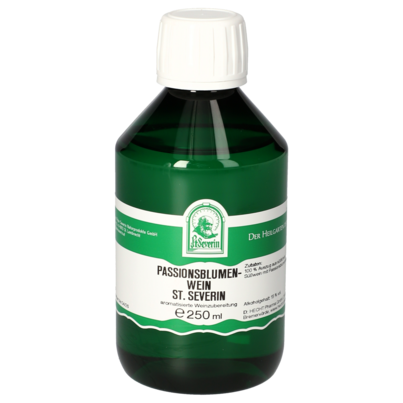 Sie sehen eine Packung PASSIONSBLUMENWEIN ST. SEVERIN 250 ML, Produktbild: 01 PASSIONSBLUMENWEIN ST. SEVERIN 250 ML, A-Nr.: 4312765 - 01