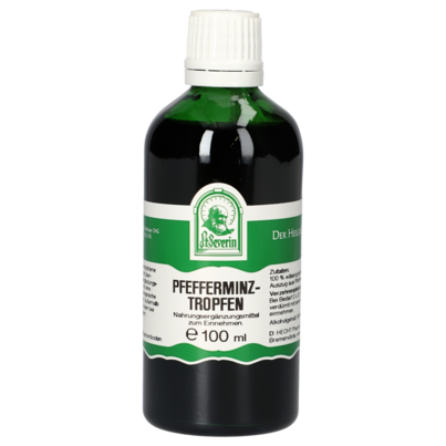 Sie sehen eine Packung PFEFFERMINZ TROPFEN 100 ML, Produktbild: 01 PFEFFERMINZ TROPFEN 100 ML, A-Nr.: 4272416 - 01