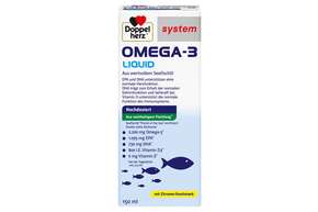 Doppelherz system OMEGA-3 LIQUID Herzfunktion + Immunsystem, A-Nr.: 5677546 - 01