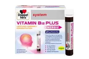 Doppelherz system VITAMIN B12 PLUS - LEISTUNG + ENERGIE + KONZENTRATION, A-Nr.: 3998909 - 01