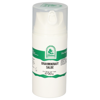 Sie sehen eine Packung BRAHMIKRAUT SALBE 90 G, Produktbild: 01 BRAHMIKRAUT SALBE 90 G, A-Nr.: 5902285 - 01