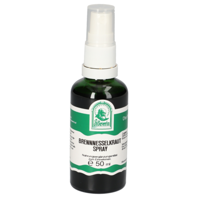 Sie sehen eine Packung BRENNNESSELKRAUT SPRAY 50 ML, Produktbild: 01 BRENNNESSELKRAUT SPRAY 50 ML, A-Nr.: 5902322 - 01