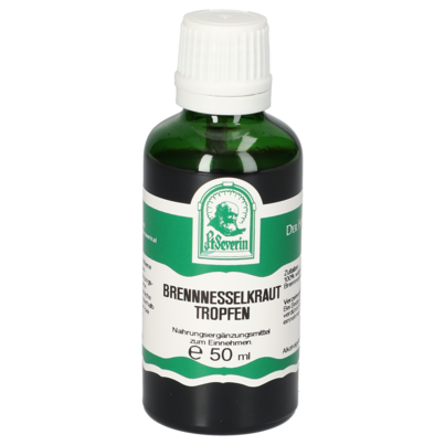 Sie sehen eine Packung BRENNNESSELKRAUT TROPFEN 50 ML, Produktbild: 01 BRENNNESSELKRAUT TROPFEN 50 ML, A-Nr.: 5902291 - 01