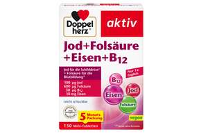 Doppelherz Jod + Folsäure + Eisen + B12, A-Nr.: 5817987 - 01