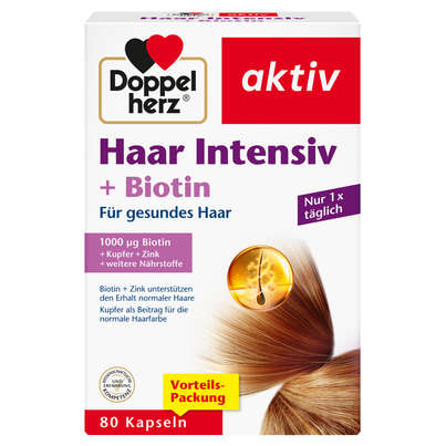 Doppelherz Haar Intensiv + Biotin - Für ein gesundes Haar, A-Nr.: 5678132 - 01