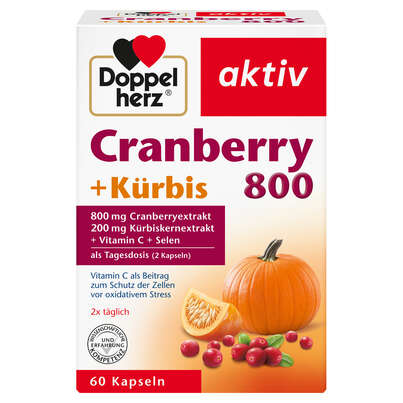 Doppelherz Cranberry + Kürbis + Vitamin C + Selen, A-Nr.: 3821246 - 01