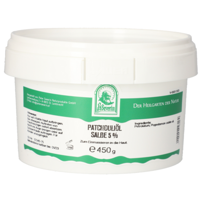 PATCHOULIÖL SALBE 5% 450 G, A-Nr.: 5802514 - 01
